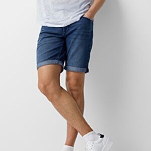 Only & Sons indigo denim Bermudas shorts NWT